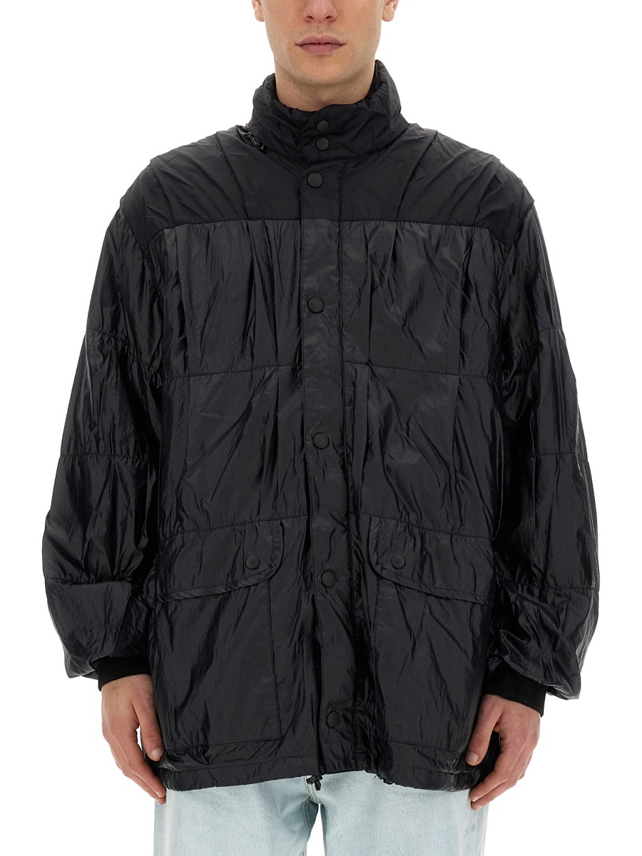 [Our Legacy] Jacket SS24 M2241EBR_BLACKRUBBERIZEDNYLON