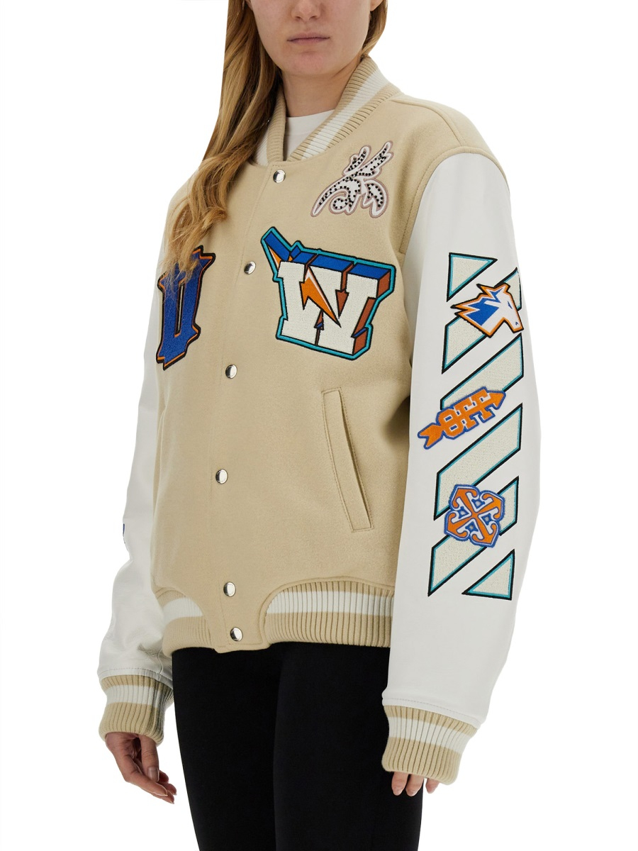 [Off-White] Bomber jacket SS24 OWEK006_S24FAB0010301