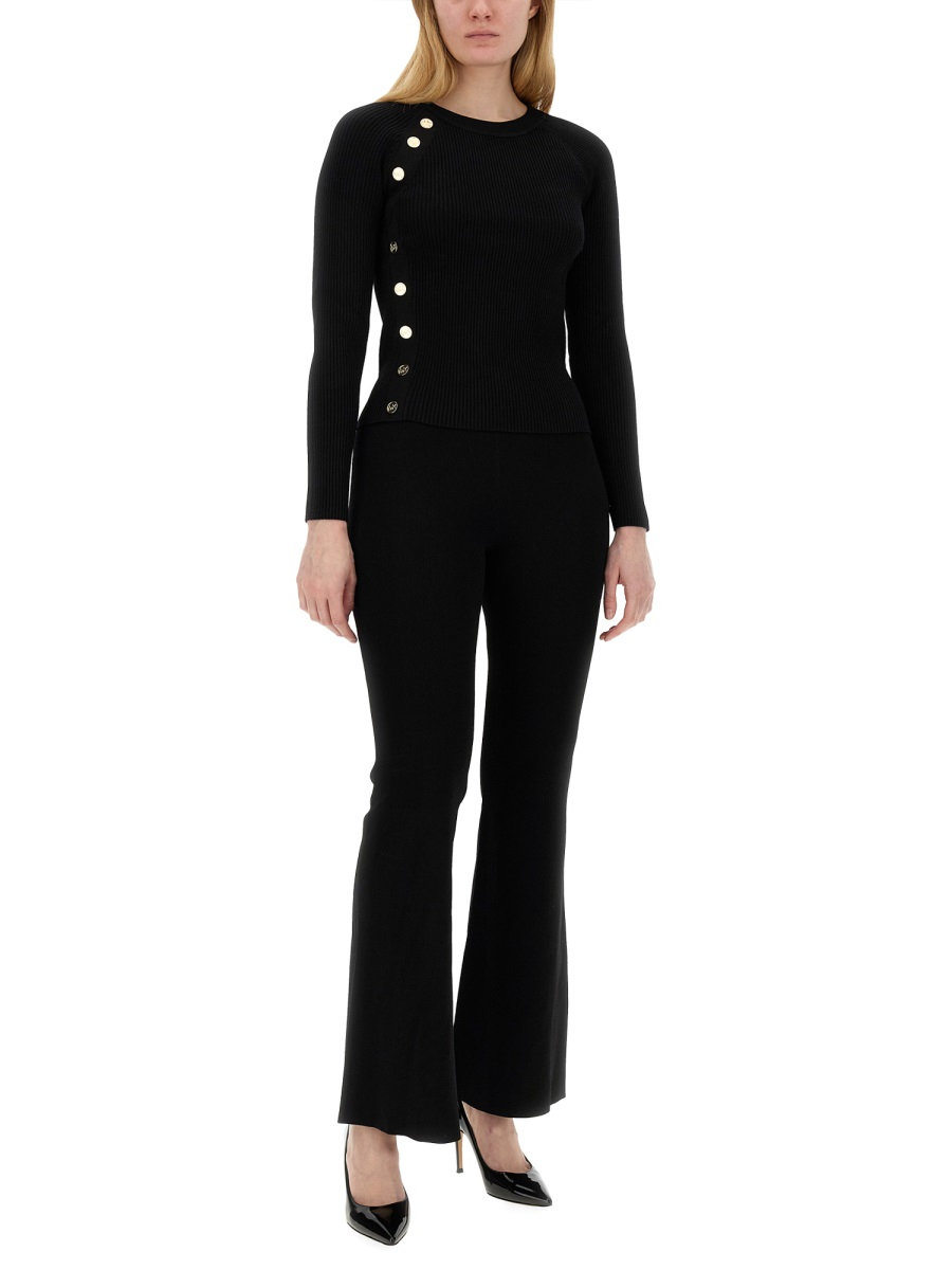 [MICHAEL BY MICHAEL KORS] Trousers SS24 MS430MS33D_001BLACK