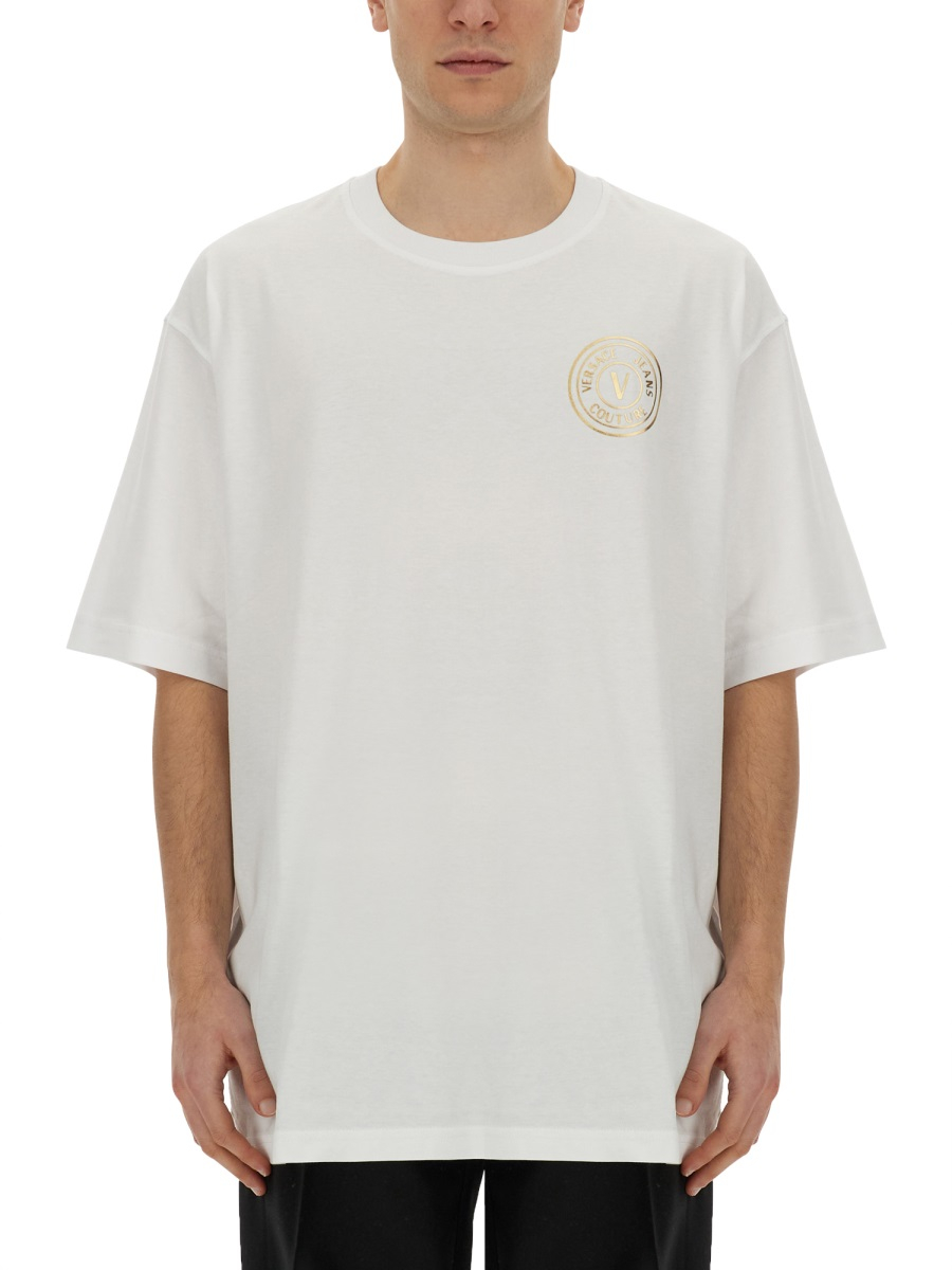 [VERSACE JEANS COUTURE] T-shirts Short Sleeve SS24 76GAHT03_CJ00TG03