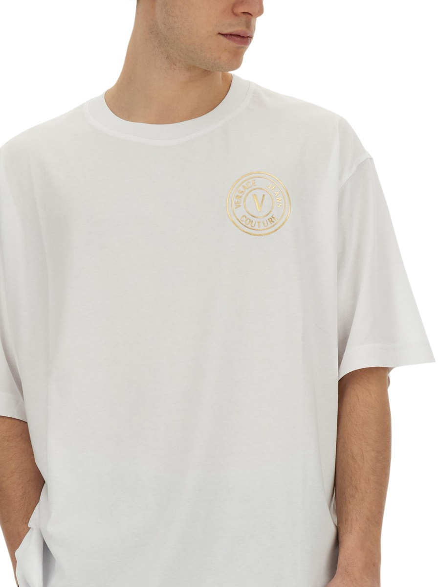 [VERSACE JEANS COUTURE] T-shirts Short Sleeve SS24 76GAHT03_CJ00TG03