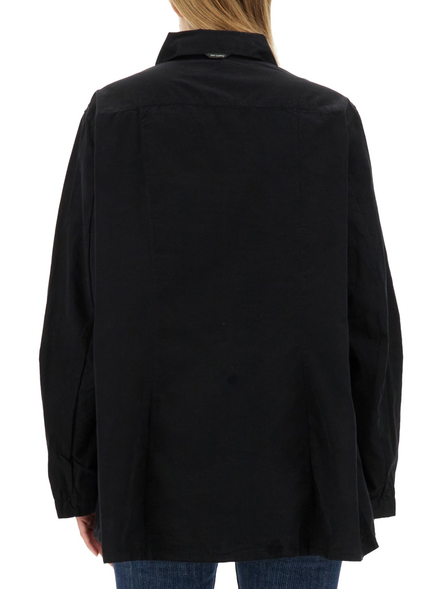[Our Legacy] Shirts Long Sleeve SS24 W2232MAB_ANTIQUEBLACKPEACHEDCUPRO