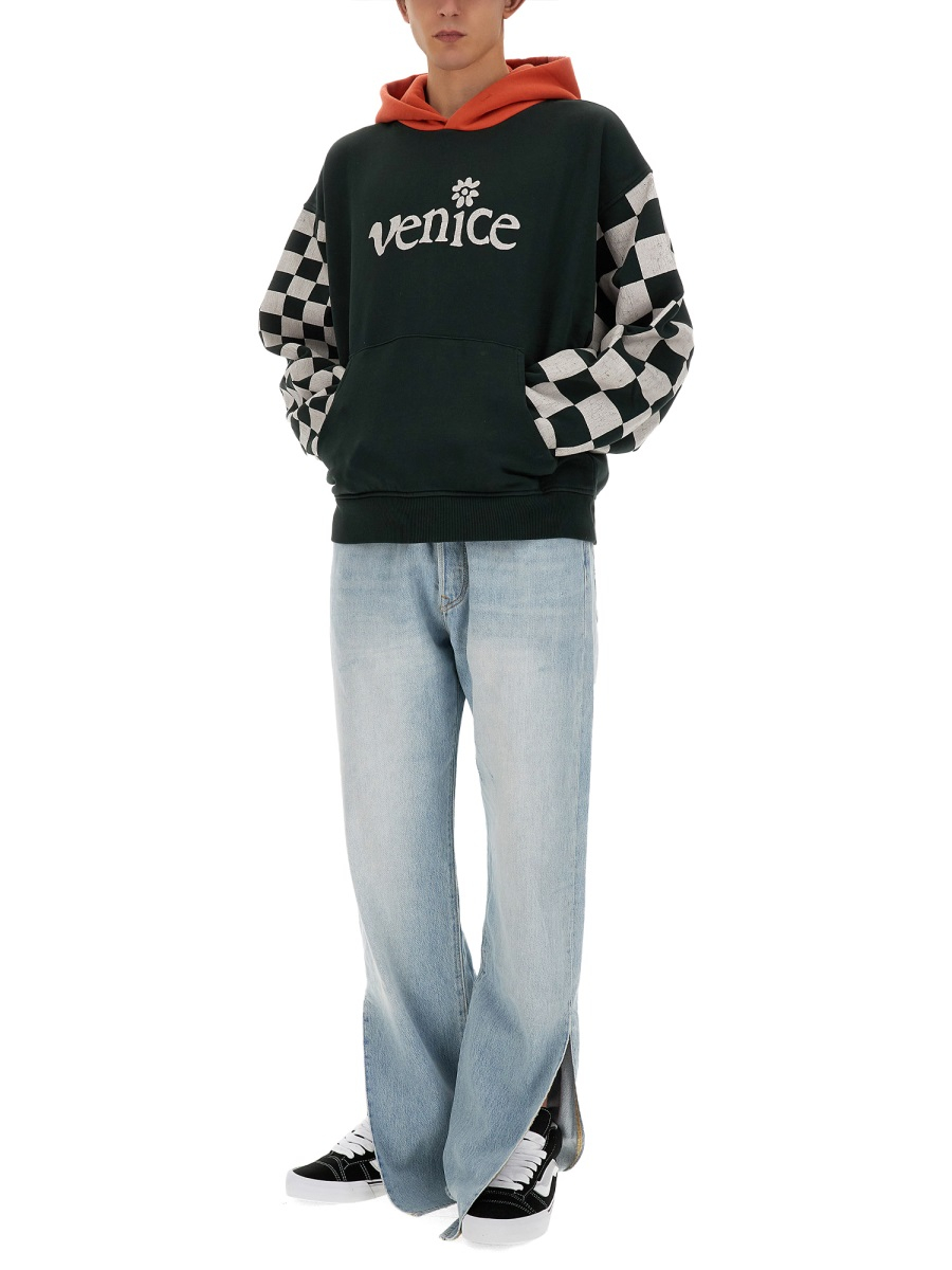 [ERL] Sweatshirt SS24 ERL08T021_BLACKCHECKER