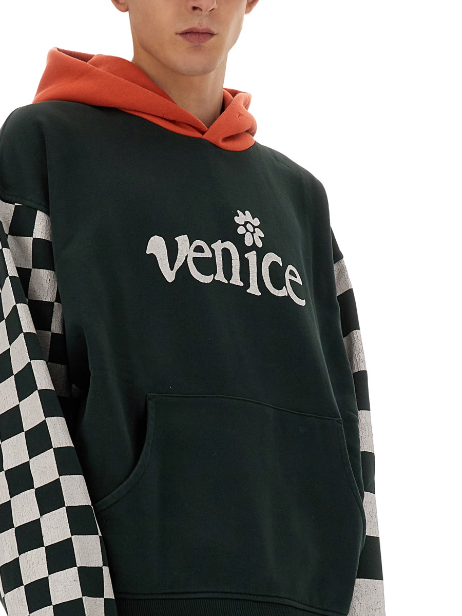 [ERL] Sweatshirt SS24 ERL08T021_BLACKCHECKER