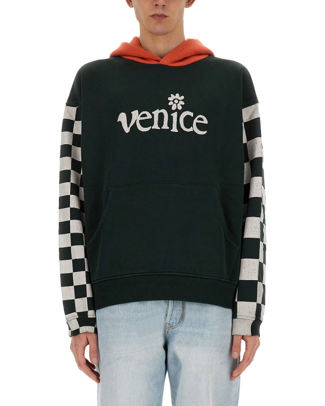 [ERL] Sweatshirt SS24 ERL08T021_BLACKCHECKER