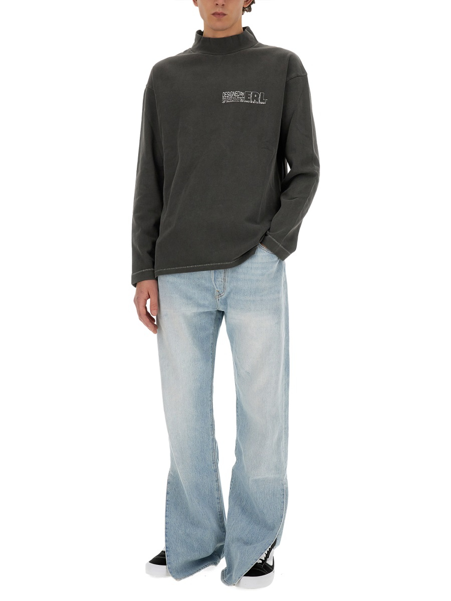 [ERL] T-shirts Long Sleeve SS24 ERL08T010_BLACK