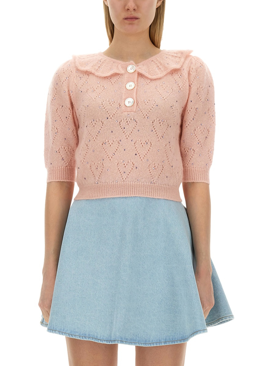 [Alessandra Rich] Sweatshirt SS24 FABX3651_K42629041