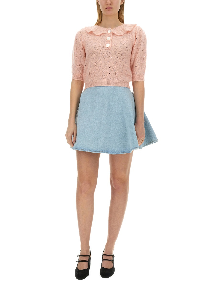 [Alessandra Rich] Sweatshirt SS24 FABX3651_K42629041