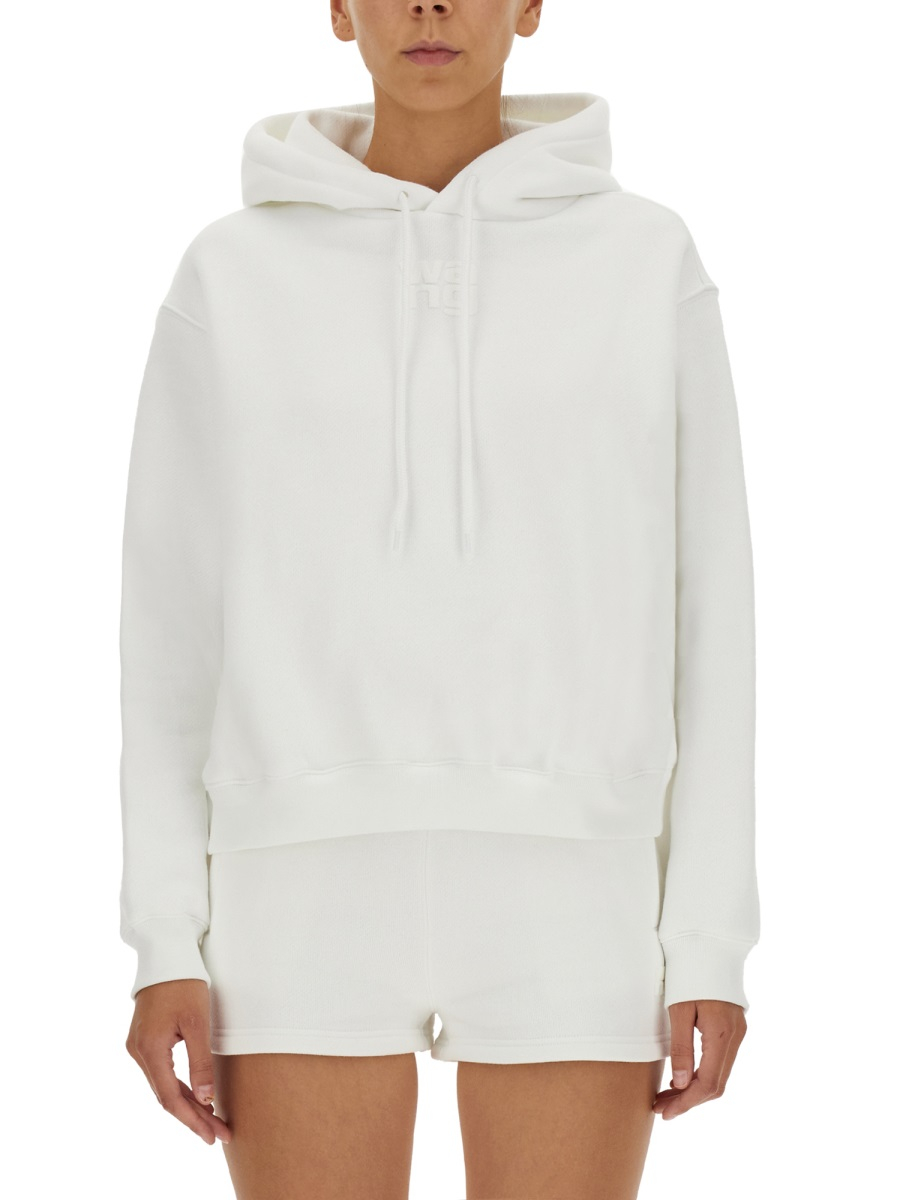 [ALEXANDERWANG.T] Hoodie SS24 4CC3222069_100