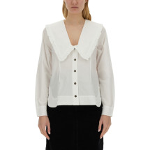 [GANNI] Shirts Long Sleeve FW24 F5778_151