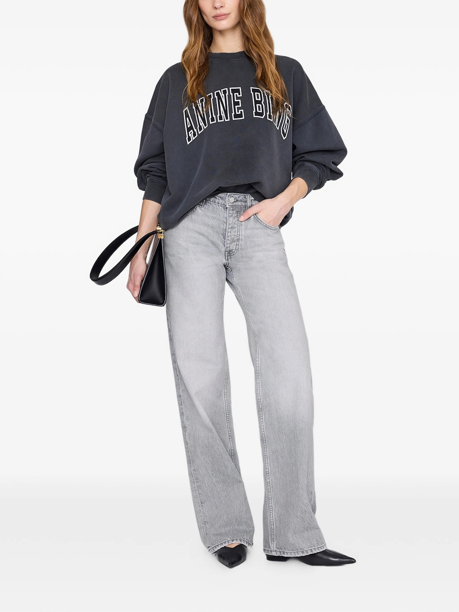 [Anine Bing] Sweatshirt FW26 A0812490WBL1