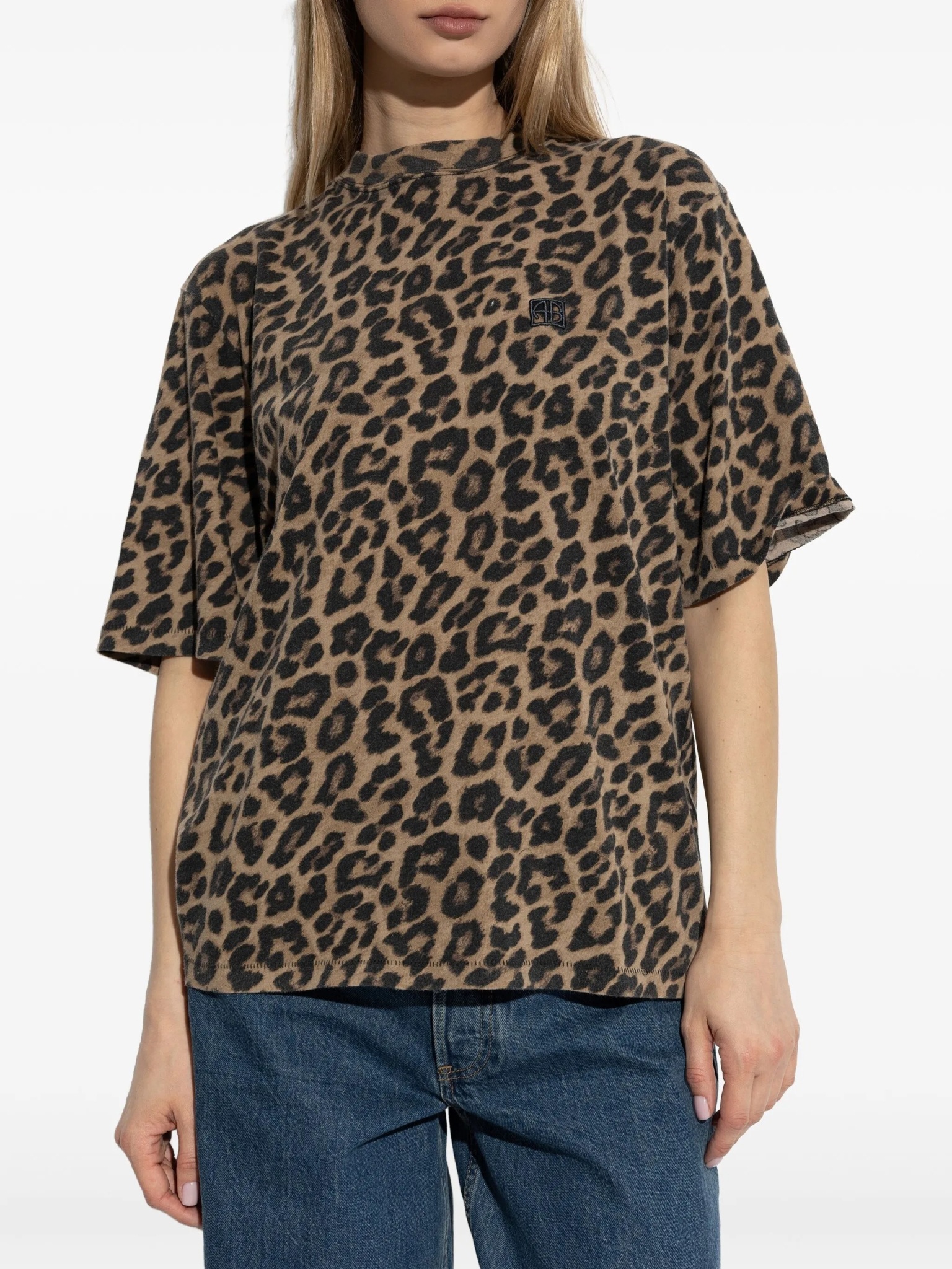 [Anine Bing] T-shirts Short Sleeve FW26 A0811154MTL59