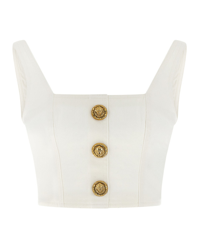 [Balmain] T-shirts Sleeveless SS26 GF1AD214DG140FC