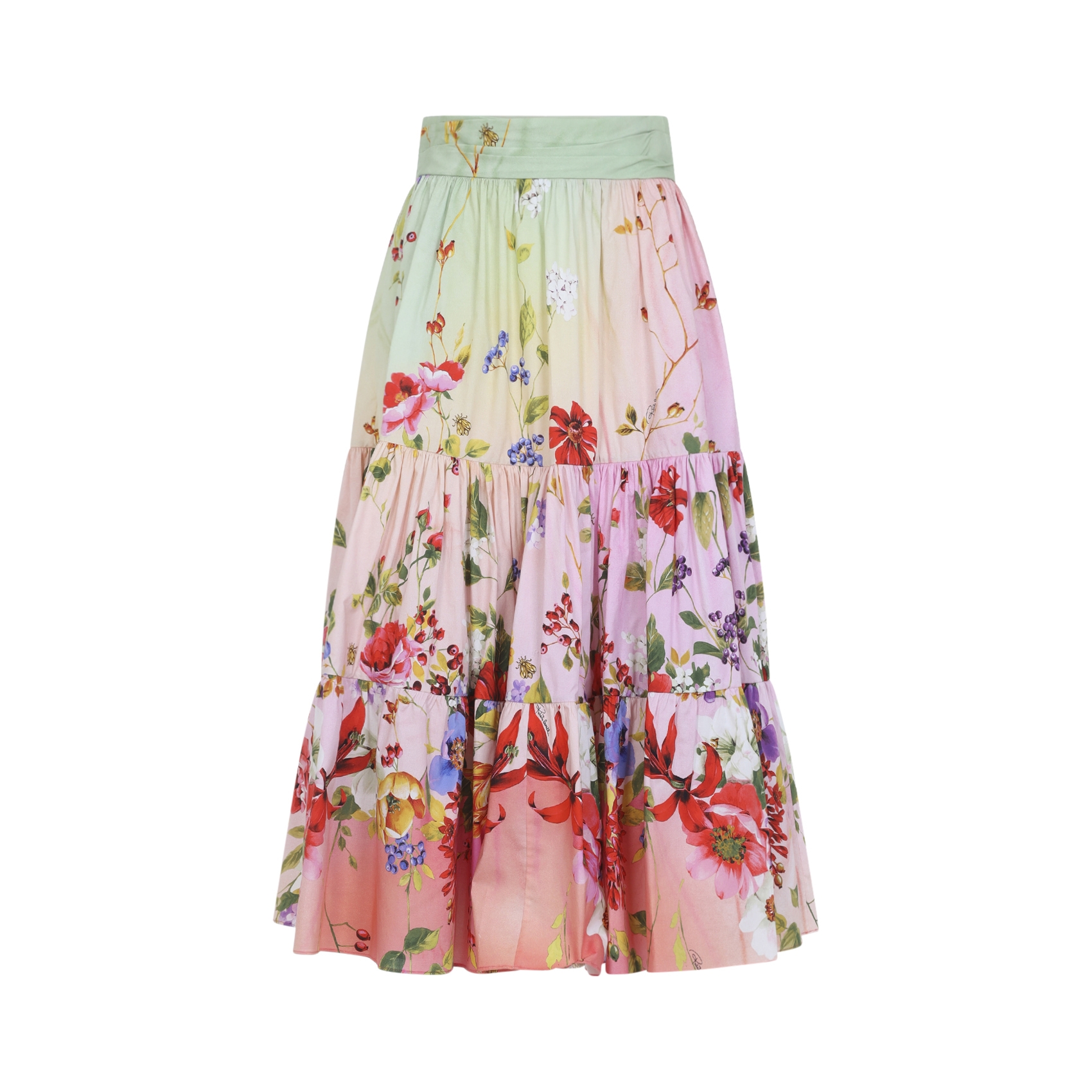 [ROBERTO CAVALLI] Long skirt SS26 WQT303.3AR32