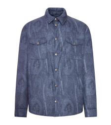 [Etro] Shirts Long Sleeve FW26 MRBA010999SASZ5X0883 BLUE