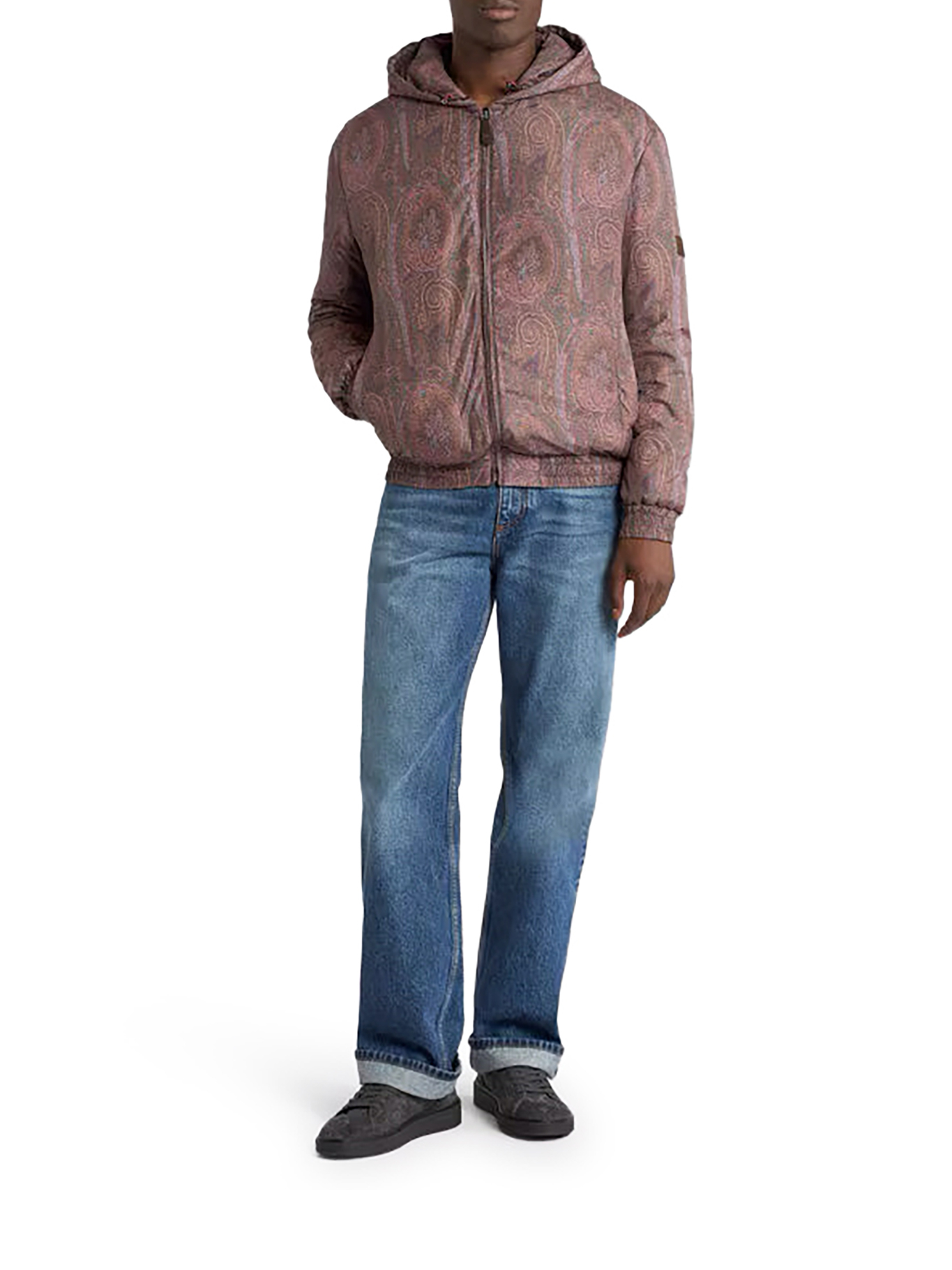 [Etro] Bomber Jacket FW26 MRBA011599SASZ5X0865 BORDEAUX