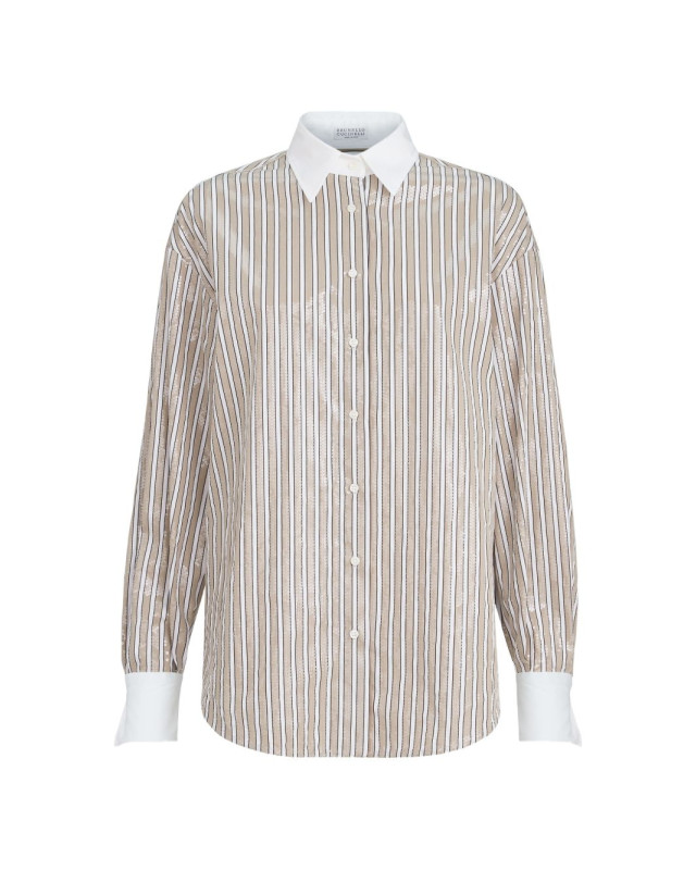 [Brunello Cucinelli] Shirts Long Sleeve SS26 MH749MX306C002