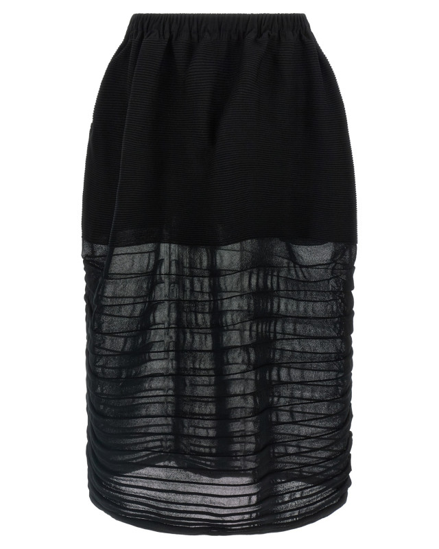 [Issey Miyake] Long skirt FW25 IM58KG31115