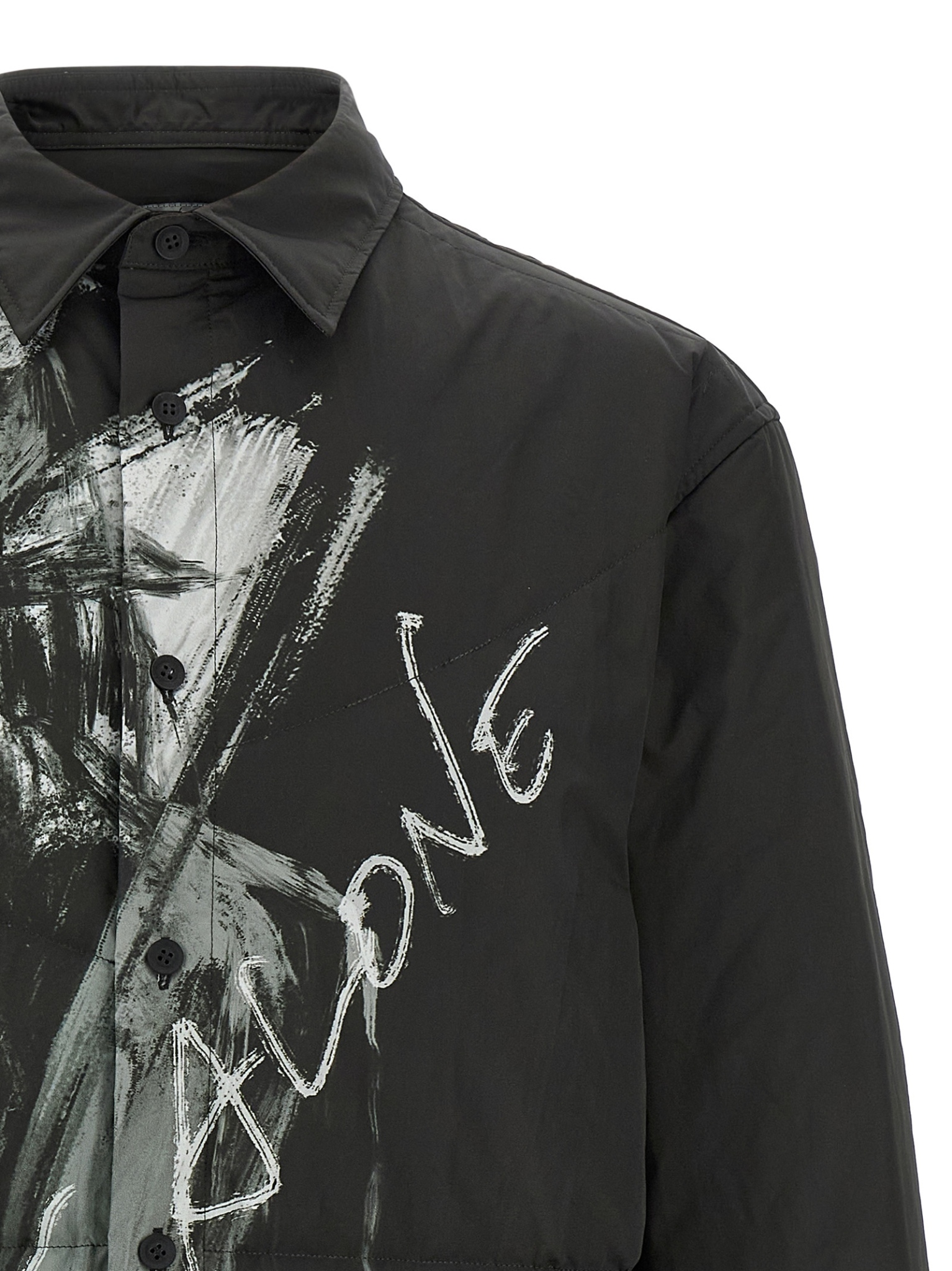 [YOHJI YAMAMOTO] Shirts Long Sleeve FW25 HLB41909BLACK1