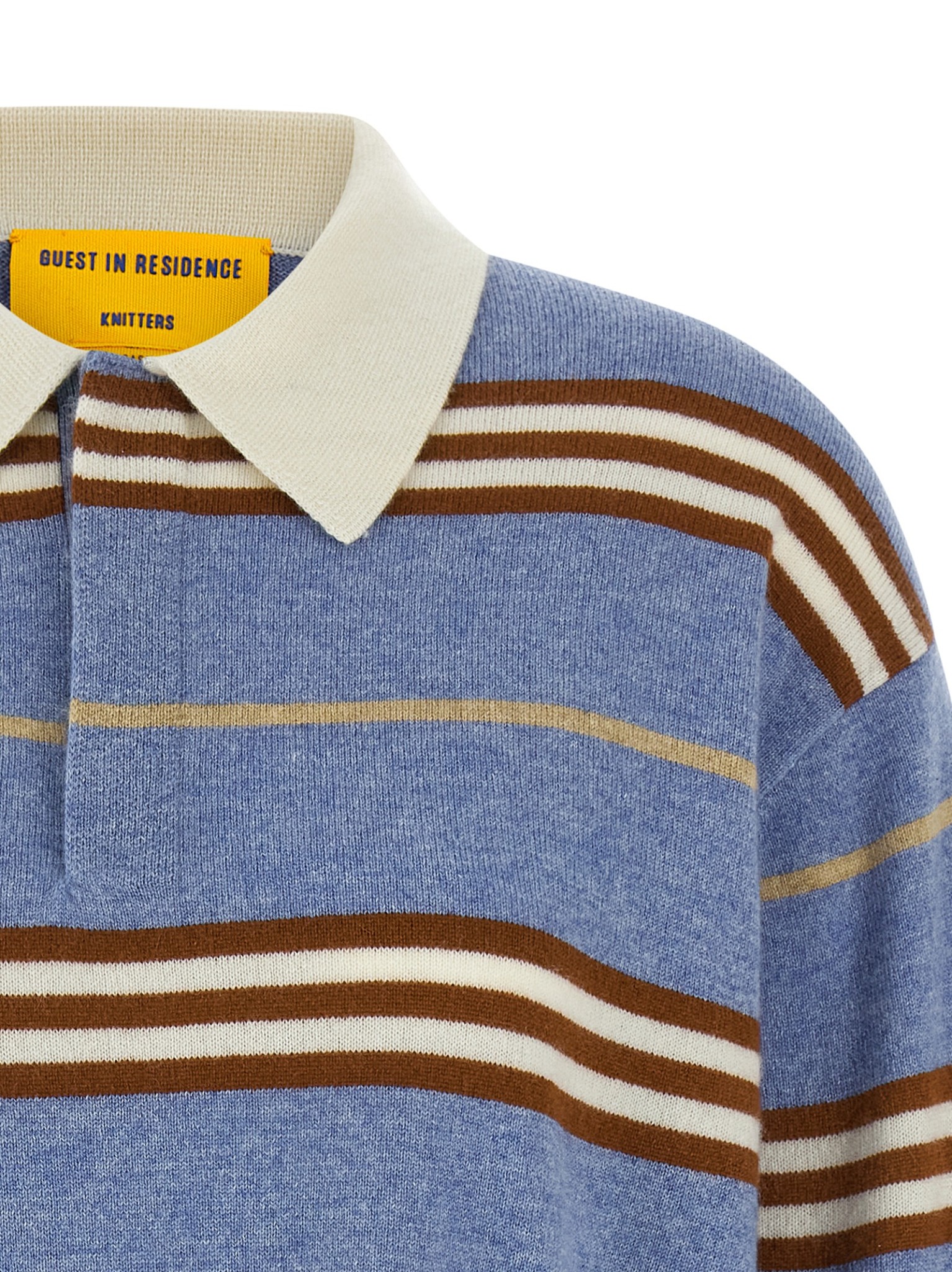 [GUEST IN RESIDENCE] T-shirts Long Sleeve FW25 U32010JMHEATHERBLUECOMBO