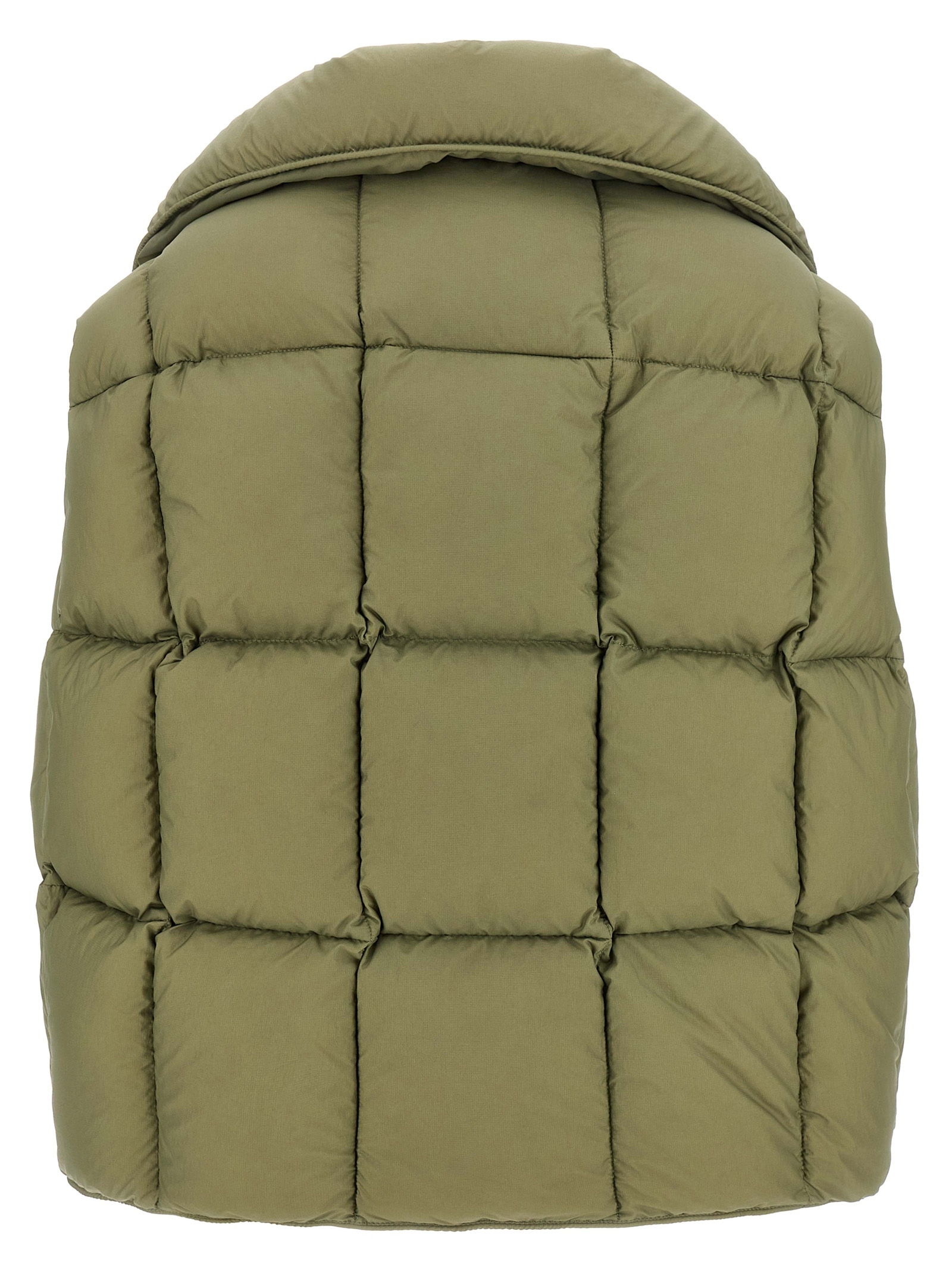 [Ienki Ienki] Down Vest FW25 COZYCLOUDVESTMICRORIBNYLONMICROOLIVEGREEN