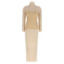 [JEAN PAUL GAULTIER] Long sleeve dress FW25 2503WDR005K0010103