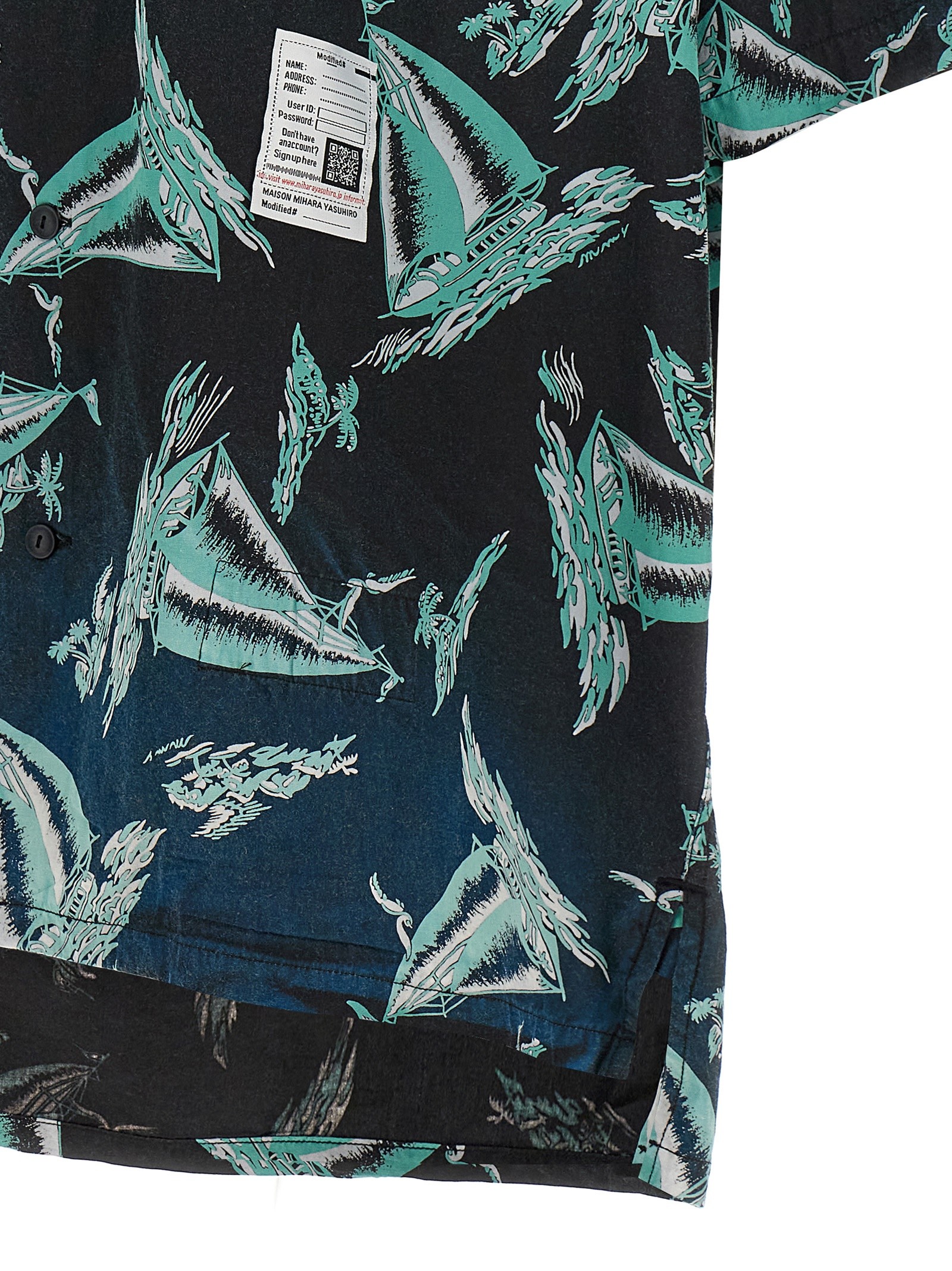 [Maison Mihara Yasuhiro] Shirts Short Sleeve SS25 J14SH187BLACK