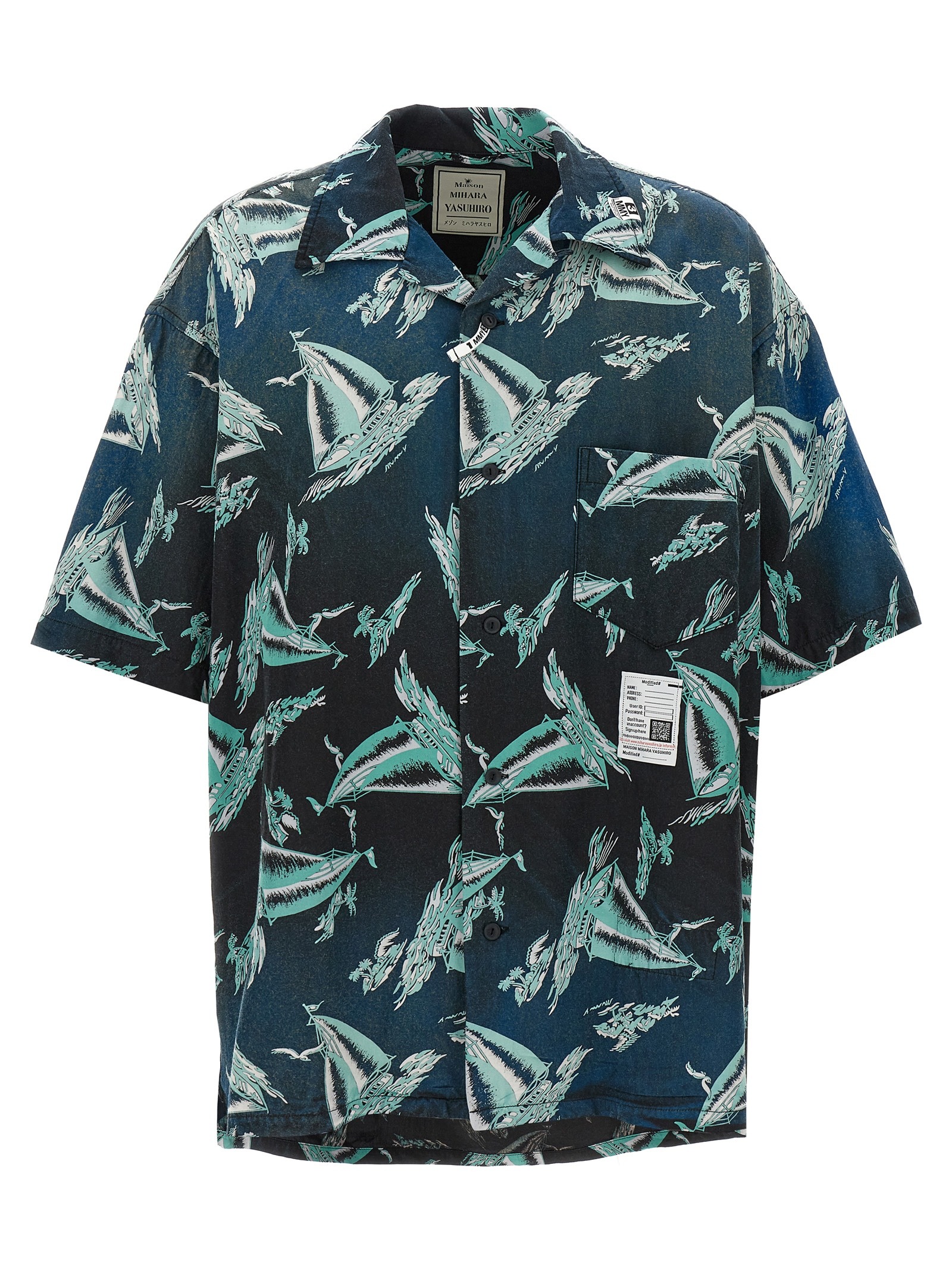 [Maison Mihara Yasuhiro] Shirts Short Sleeve SS25 J14SH187BLACK