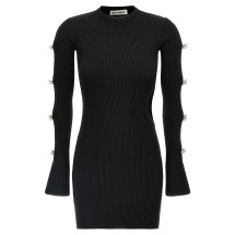 [MACH & MACH] Long sleeve dress SS25 R25KD111KNTBLKBLACK