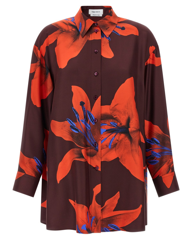 [McQueen] Blouse SS25 819016QCALY5131