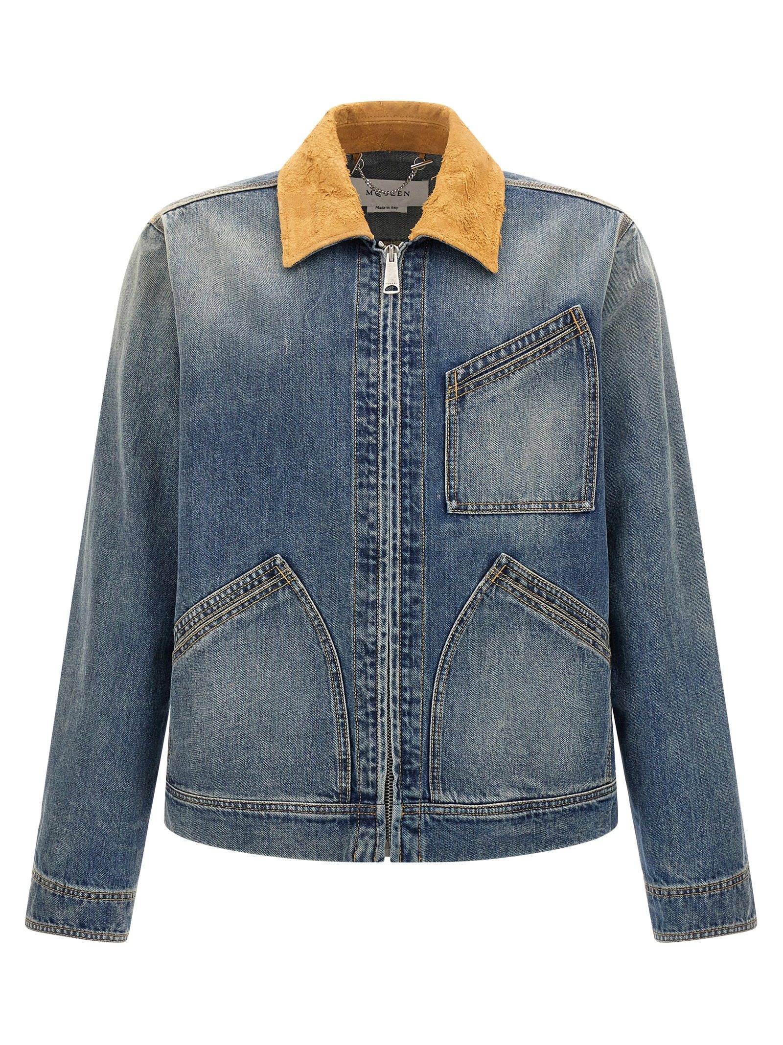 [McQueen] Denim jacket SS25 809777QTACM0439