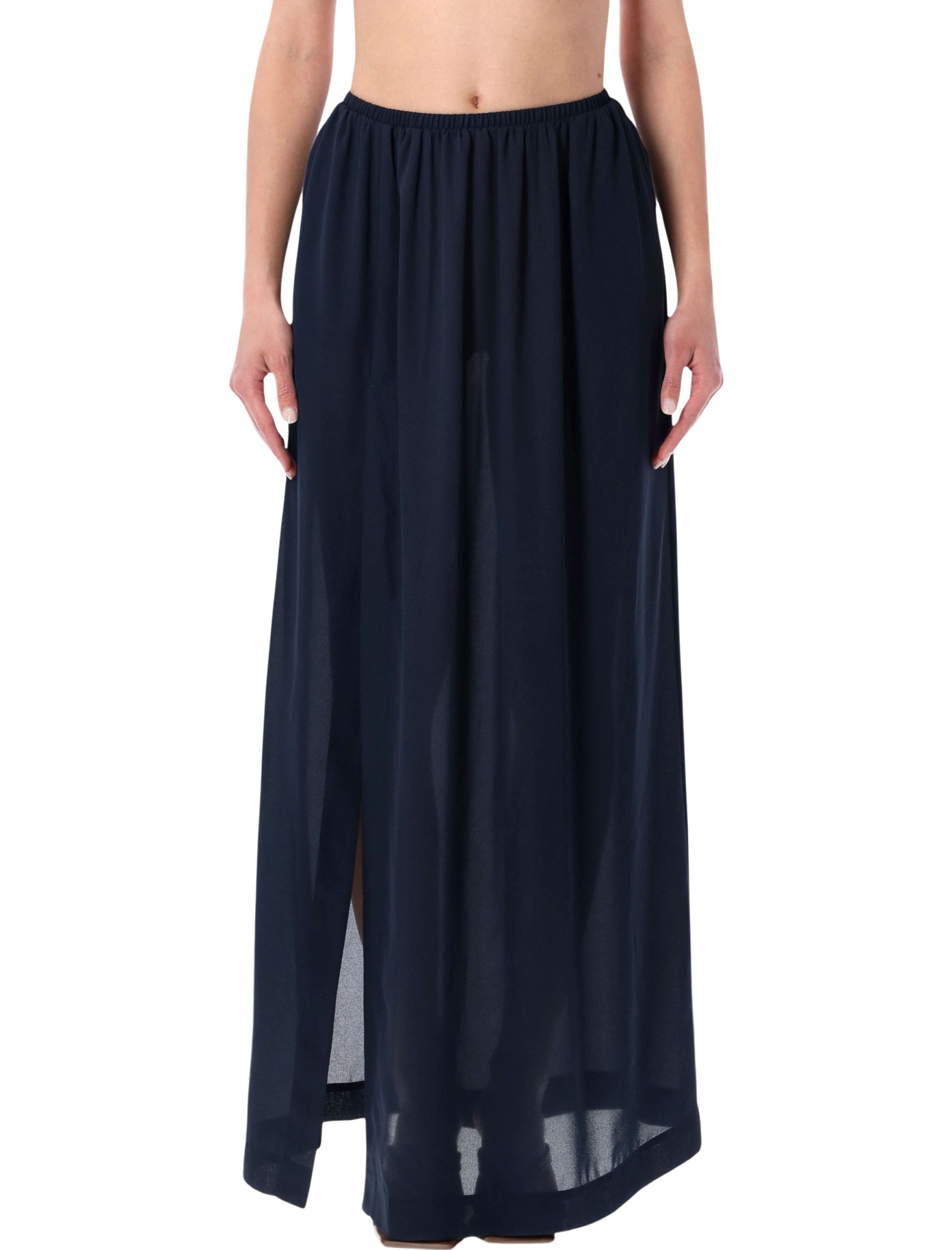 [THE FRANKIE SHOP] Long skirt SS26 SKFS21803304NAVY