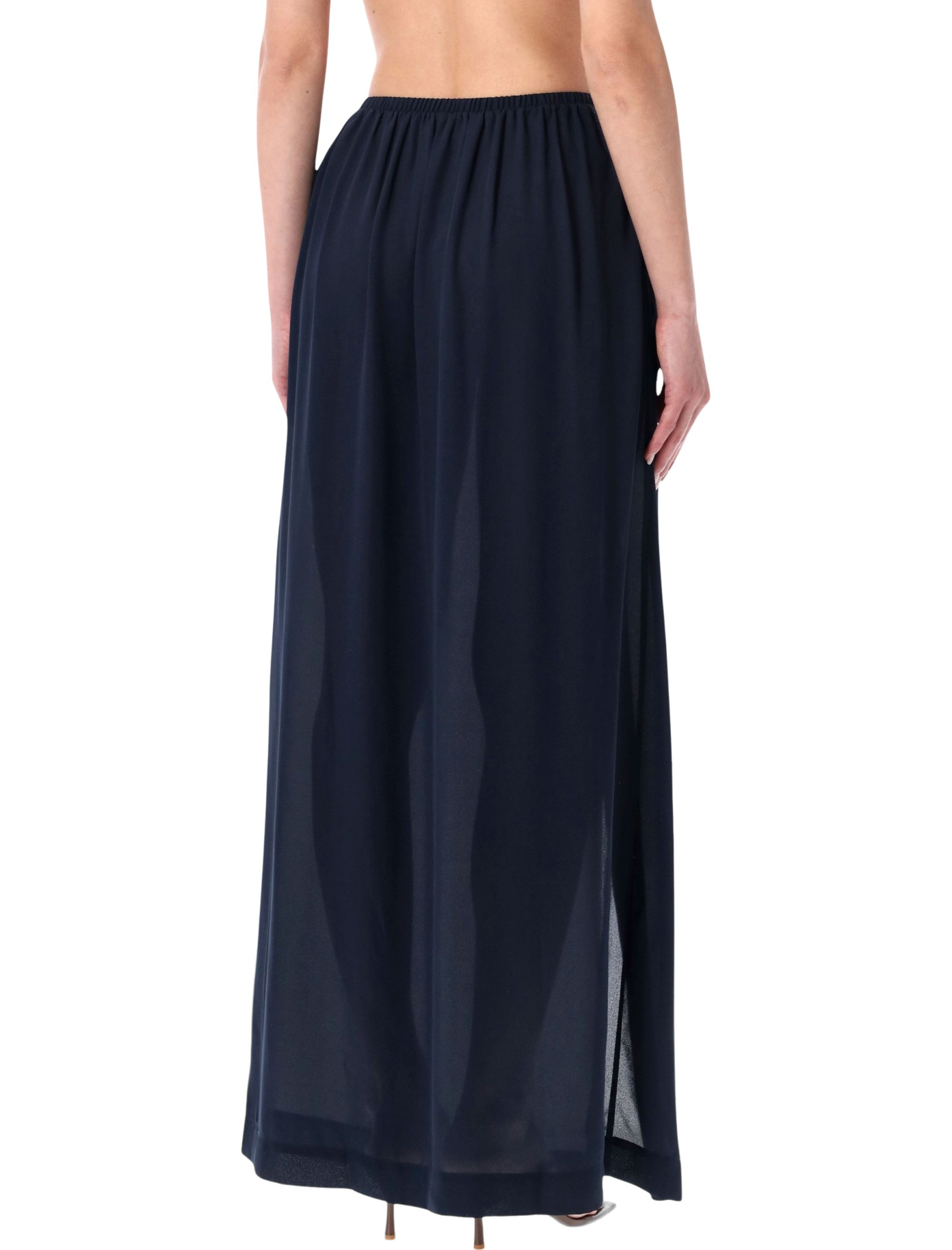 [THE FRANKIE SHOP] Long skirt SS26 SKFS21803304NAVY