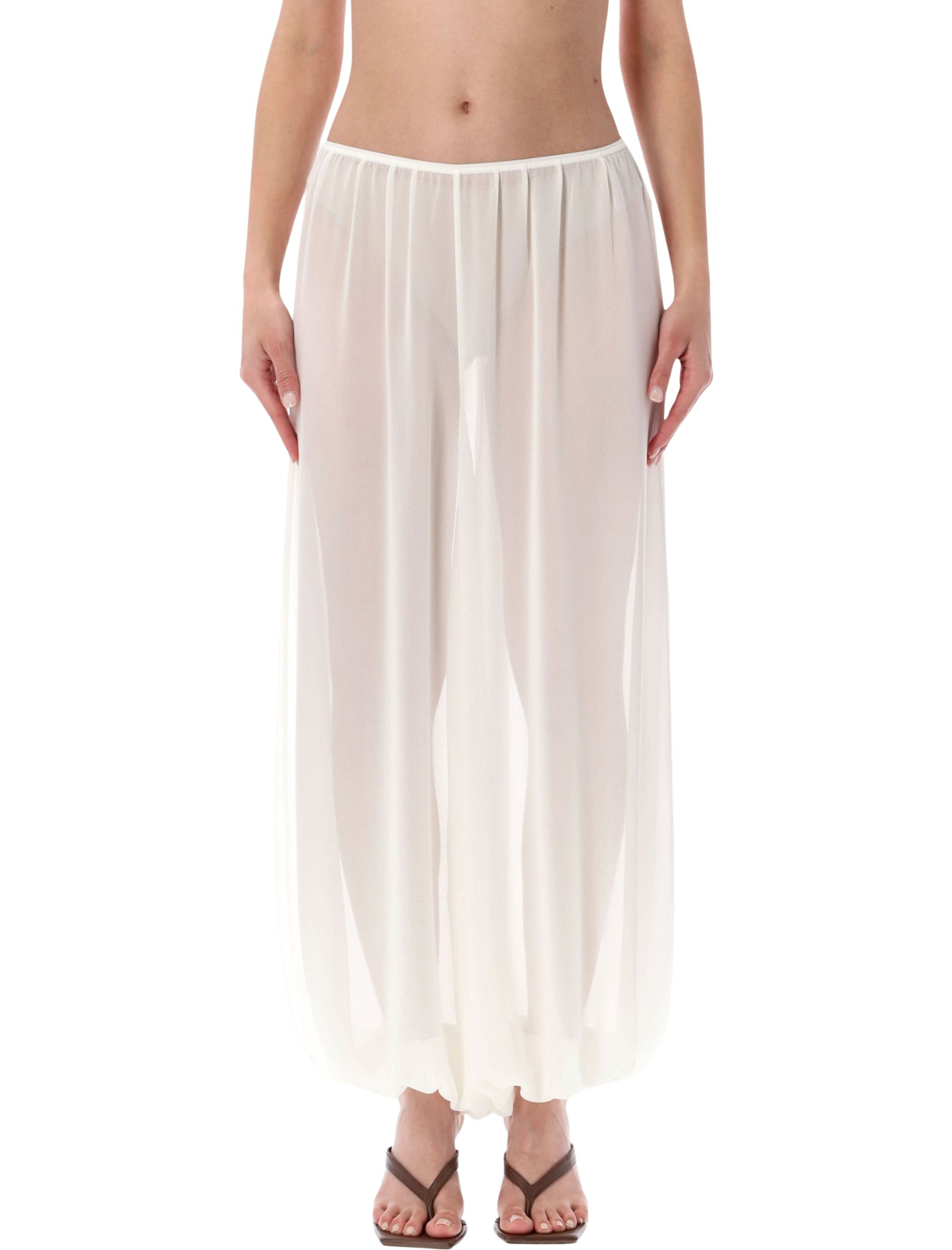 [THE FRANKIE SHOP] Trousers SS26 PAFS21796000WHITE
