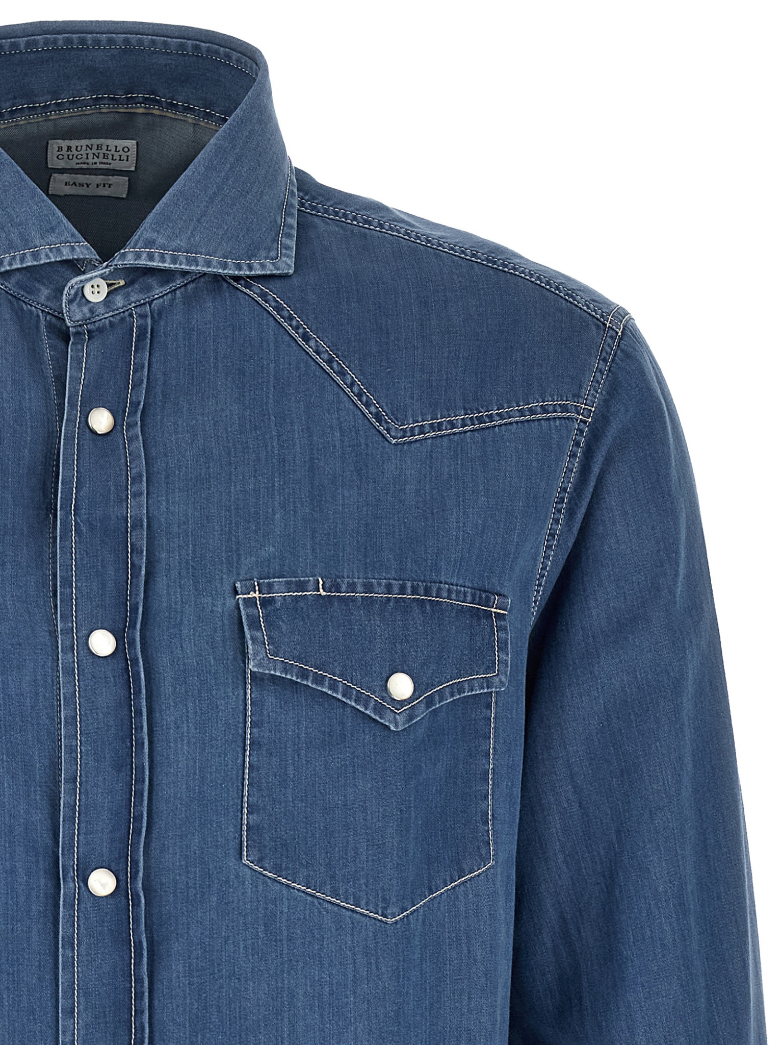 [Brunello Cucinelli] Shirts Long Sleeve SS26 MR6834008COM47