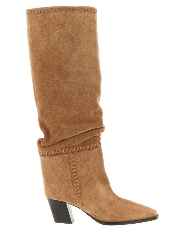 [Jimmy Choo] Long Boots FW25 HARTSTITCHKB60HTWTOFFEE