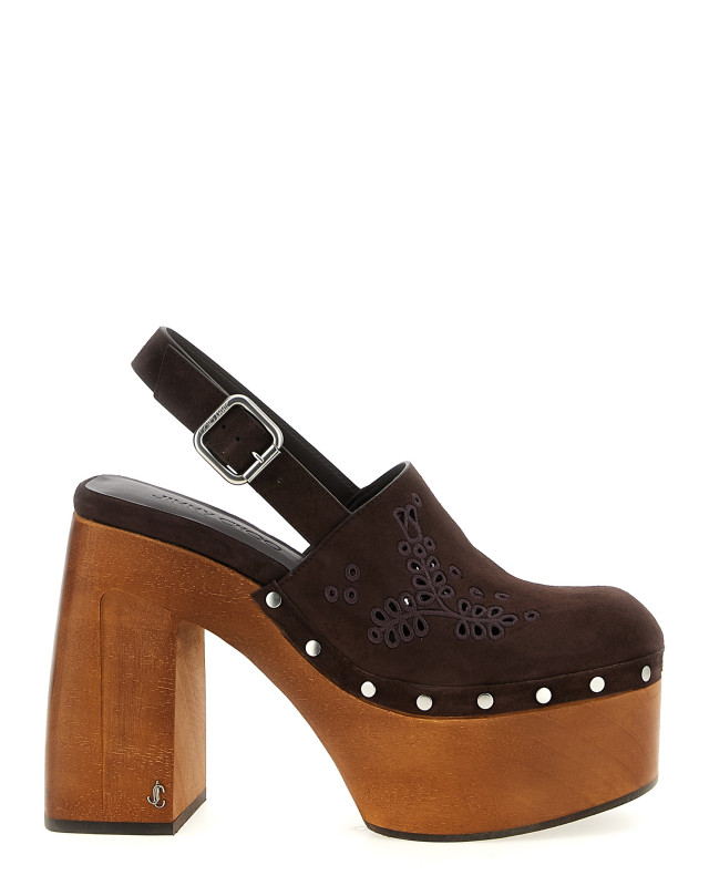 [Jimmy Choo] Pumps FW25 ALIDAQZCCHOCOLATE