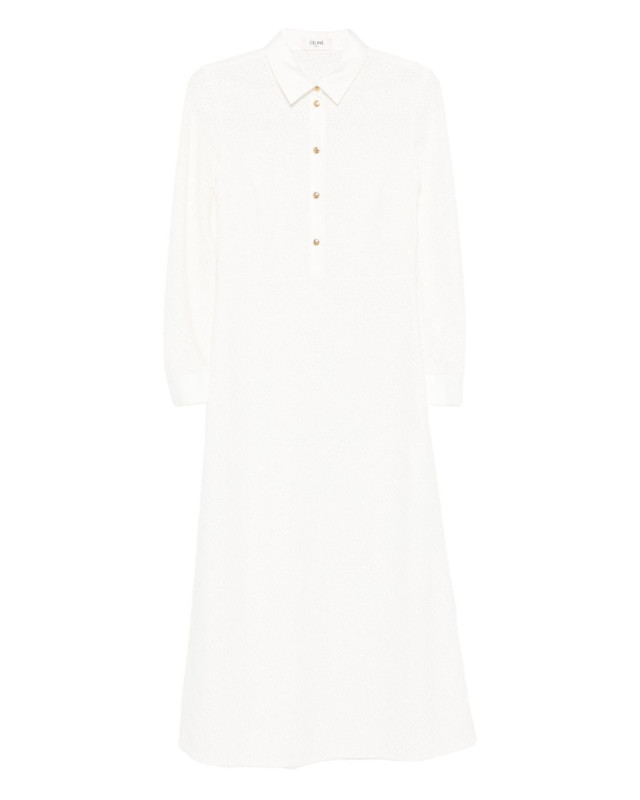 [Celine] Long sleeve dress FW25 RR0BY046497IV
