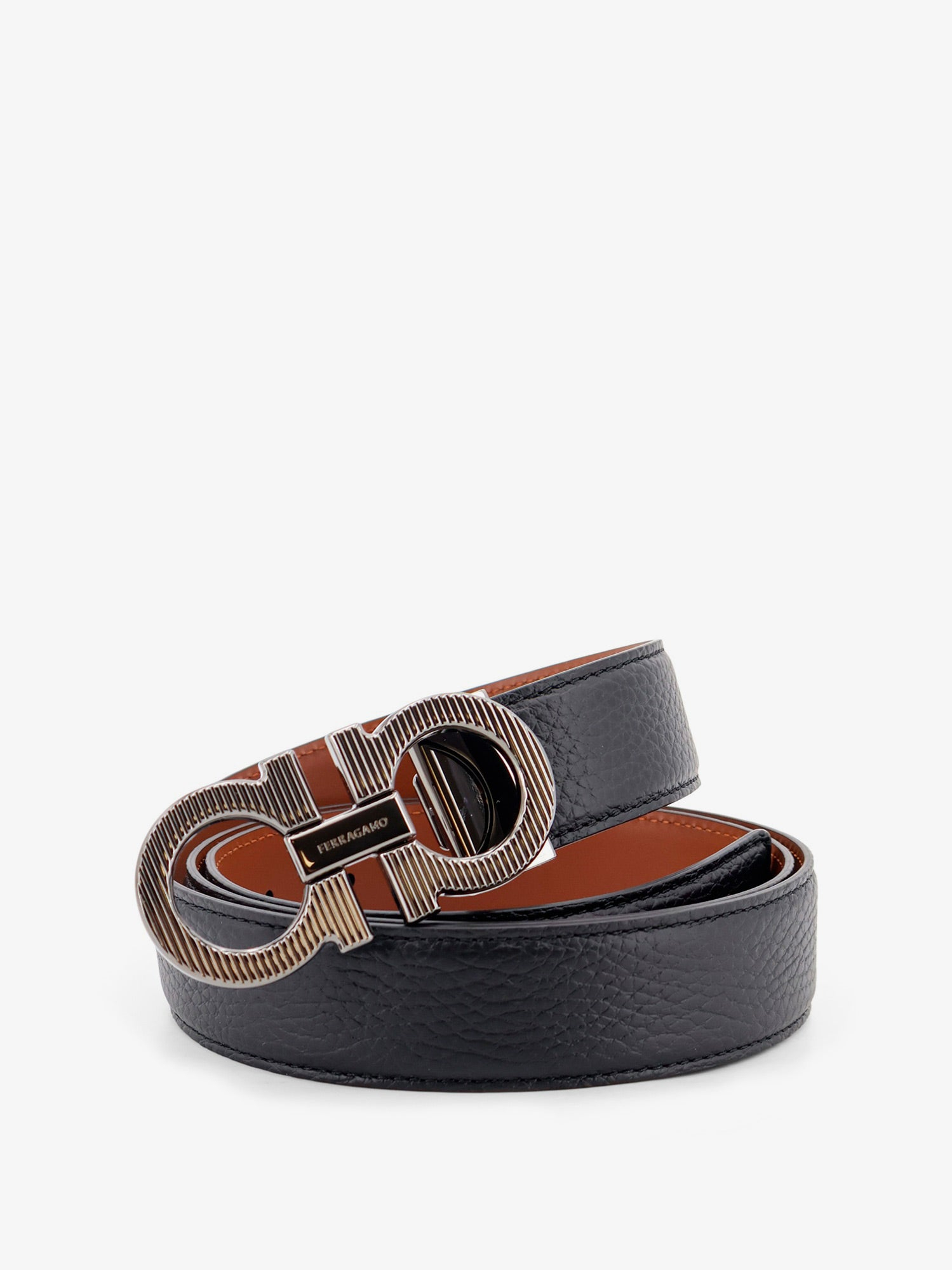 [Ferragamo] Belt FW26 670574786347NERONEWCOGNAC