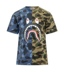 [BAPE] T-shirts Short Sleeve SS26 001CSM301009M NAVY