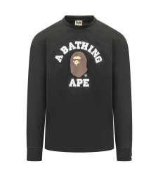 [BAPE] T-shirts Long Sleeve SS26 001LTM301011M BLACK