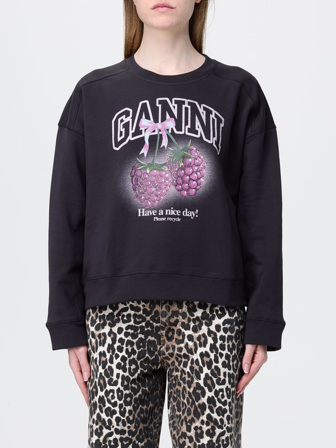 [GANNI] Sweatshirt SS26 A1060076 252