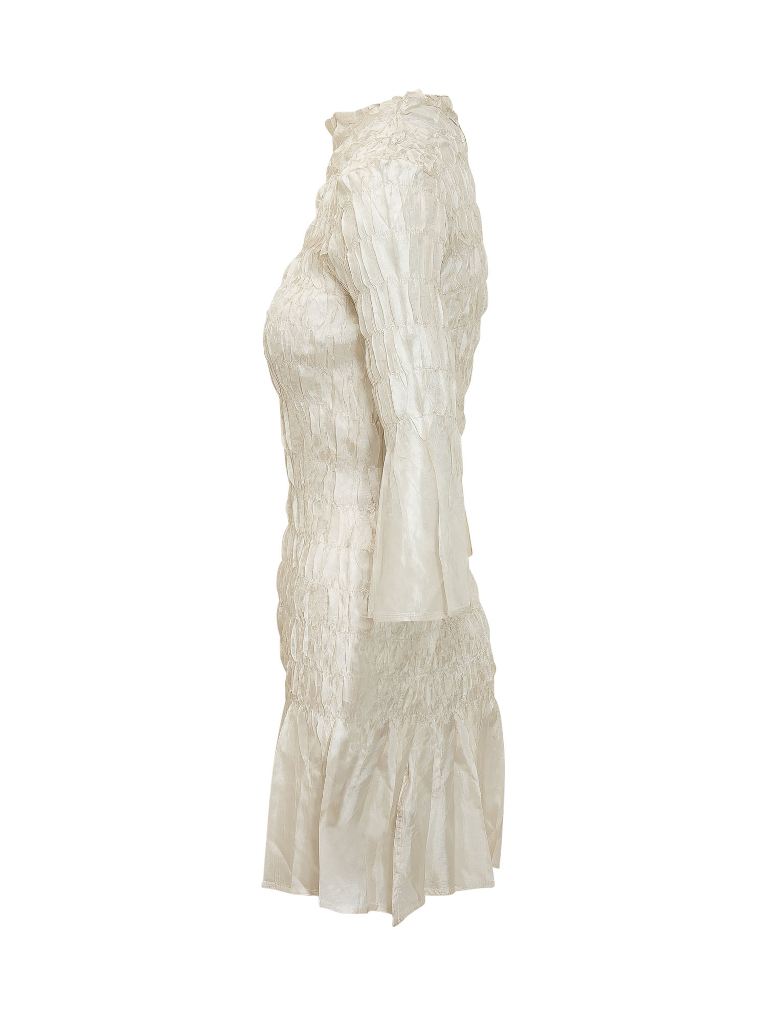 [GONGDID DESIGN] Long sleeve dress SS26 GD222 CHAMPAGNE