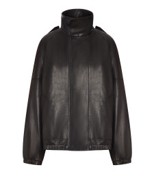 [Saint Laurent] Leather Jacket FW26 858507YCNF21000 NOIR
