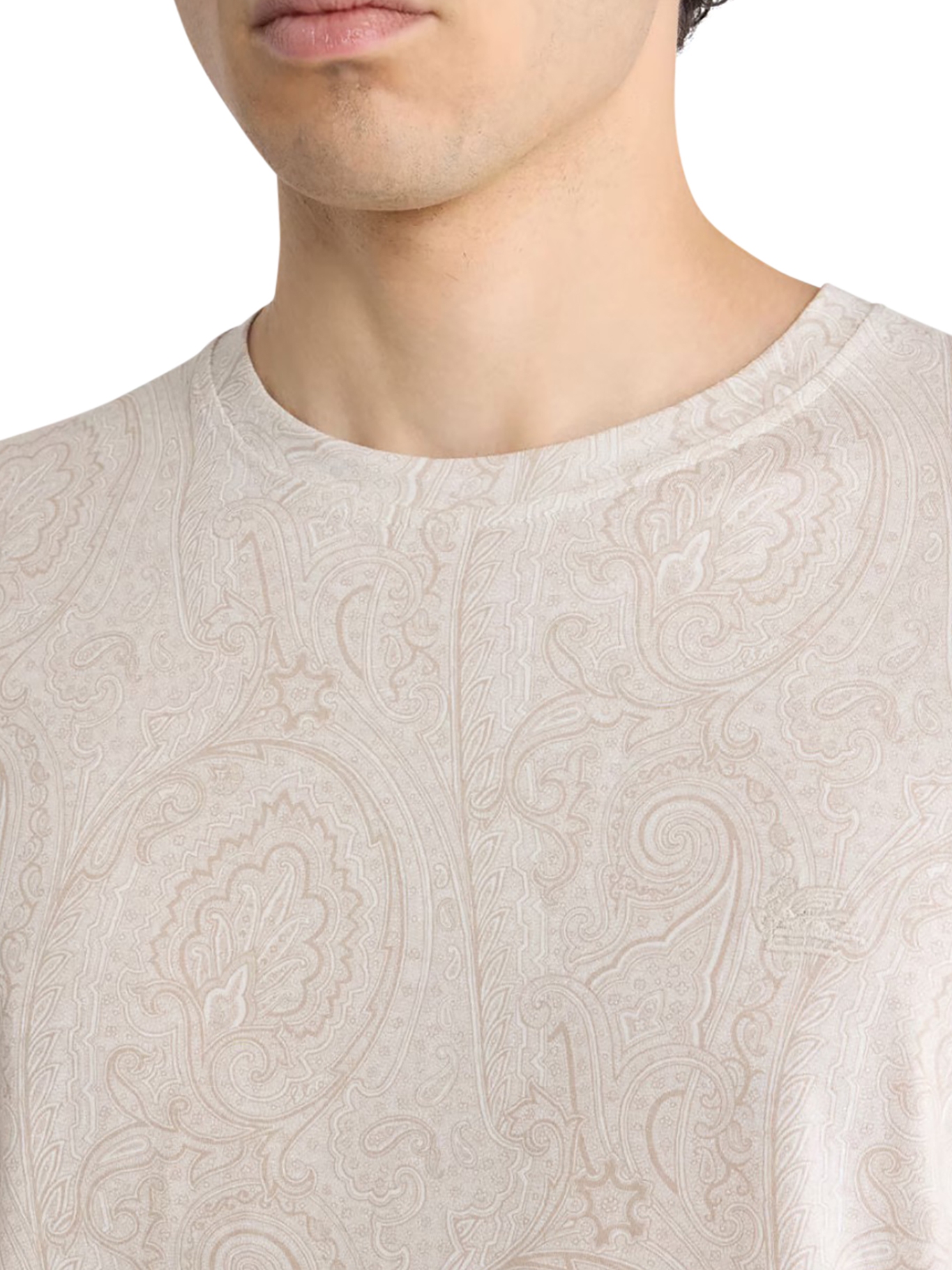 [Etro] T-shirts Short Sleeve FW26 MRMA0002AK17DM0096 ECRU
