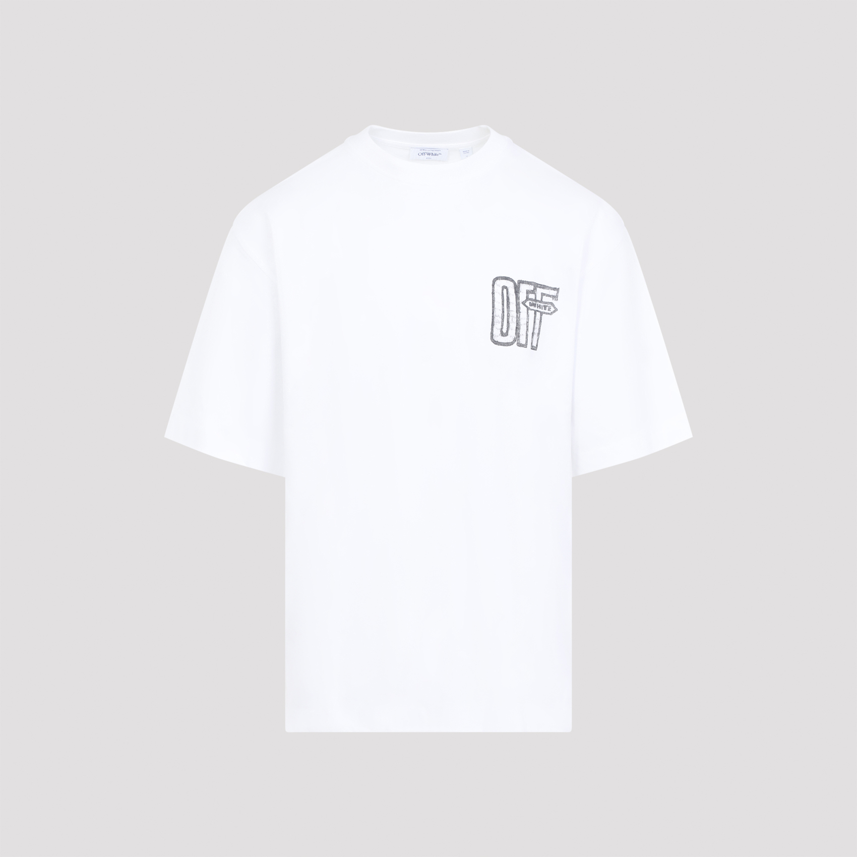 [Off-White] T-shirts Short Sleeve FW26 44MAA120F26J00Y100