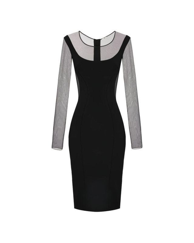 [ELISABETTA FRANCHI] Long sleeve dress SS26 AB89862E2110