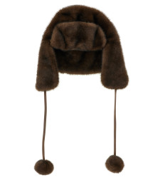 [LOU ANDREA] Hat FW25 CHAPKAMOROBROWN