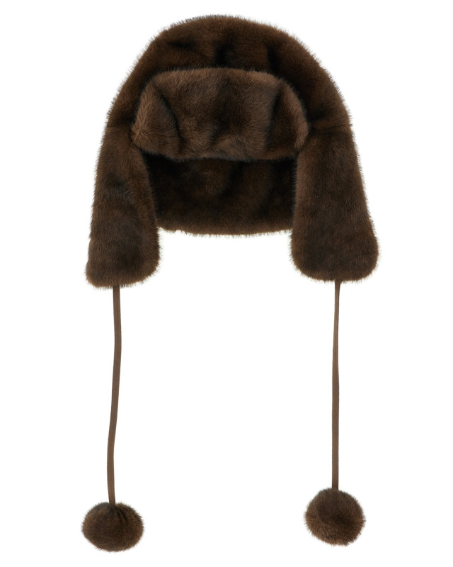 [LOU ANDREA] Hat FW25 CHAPKAMOROBROWN