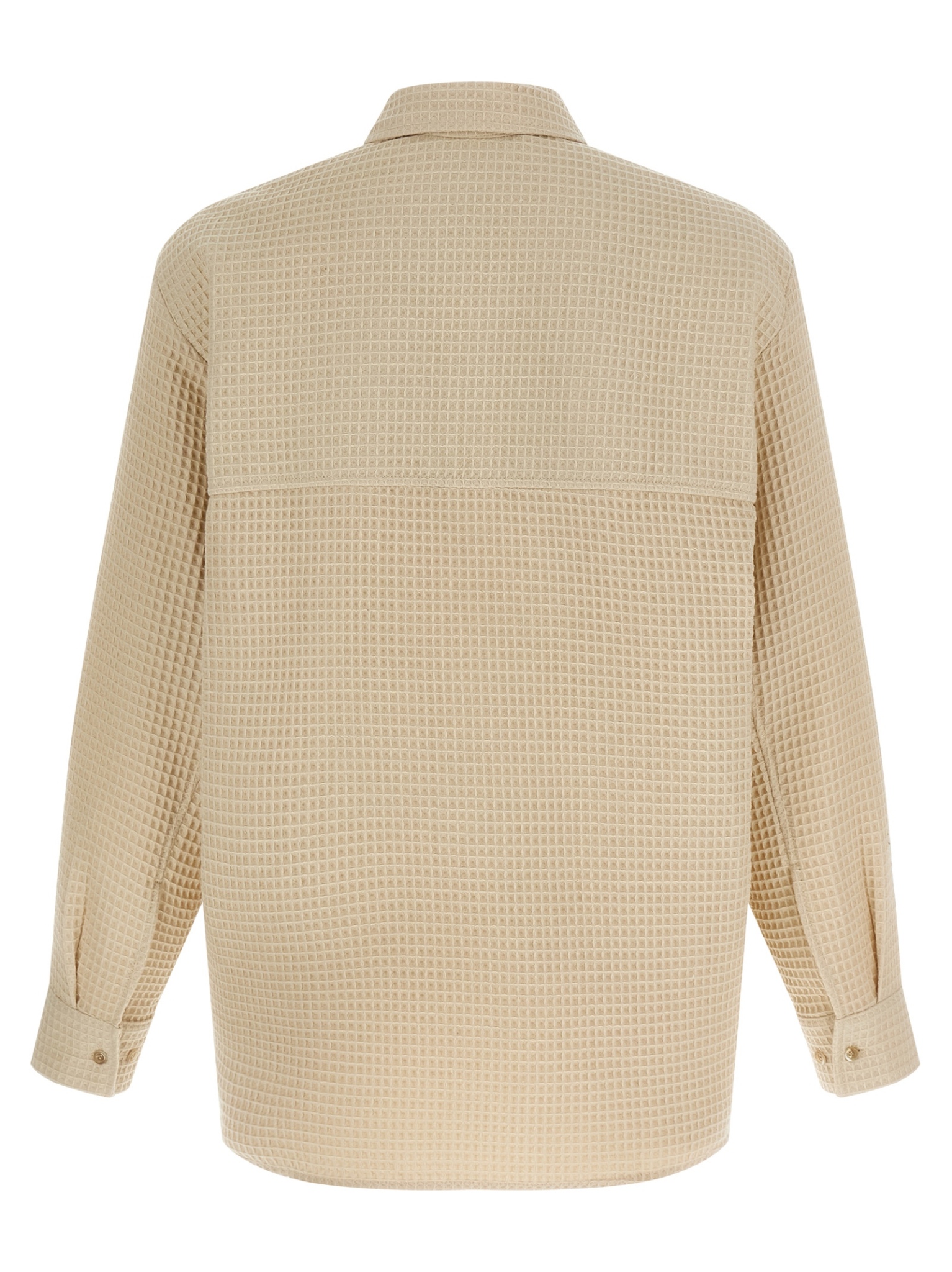[Sefr] Shirts Long Sleeve FW25 MFW25OSEARYIVORYWAFFLE